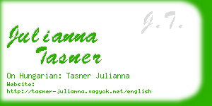 julianna tasner business card